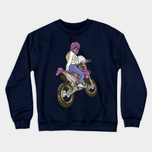 Dirtbike Girl Crewneck Sweatshirt